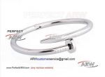 AAA Perfect Replica Cartier Bracelet All Sliver Color - New Model